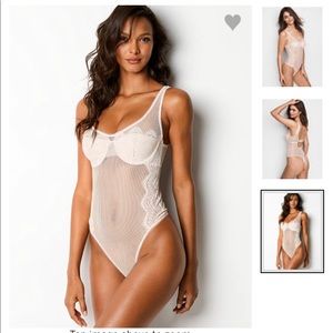 Dream Angels Floral Lace & Stripe Teddy